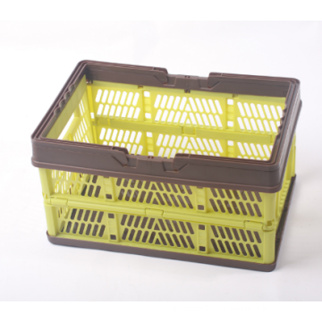 plastic folding basket Fruit vegetable storage crate